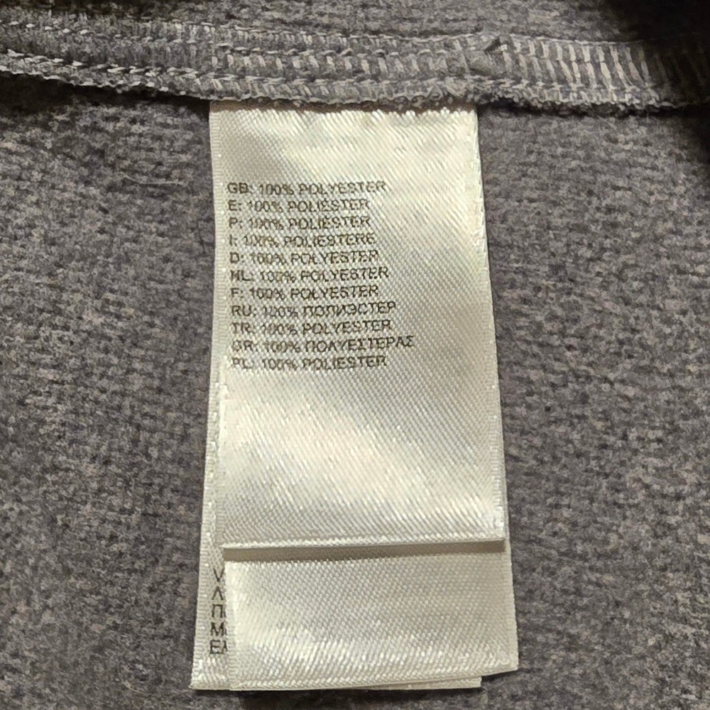 The North Face Womens Full Zip Hoodie Gray Pink Fleece Sweatshirt NWOT - Picture 8 of 9